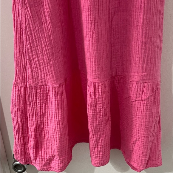 btween Pink Ruffle Strap Dress - Picture 3 of 5